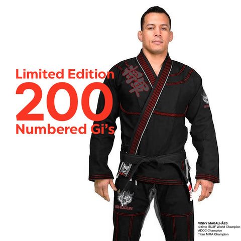 Limited Numbered Edition/Special Release Kanji Premium 450g Pearl Weave Cotton BJJ Gi