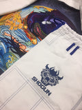 'Shogun Tao' premium Shogun Fight BJJ Gi White - Shogun Fight Apparel