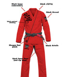 Shogun Kanji Red BJJ gi