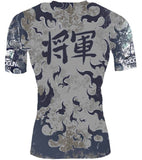 Samurai BJJ rashguard  back
