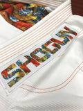 Grand Koi Premium White Jiu Jitsu Gi - Shogun Fight Apparel