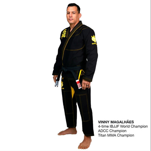 Shogun 'Kanji' Ultra-Light Black and Gold BJJ Gi