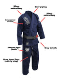 Shogun 'Kanji' Ultra-Light Blue and Silver BJJ Gi