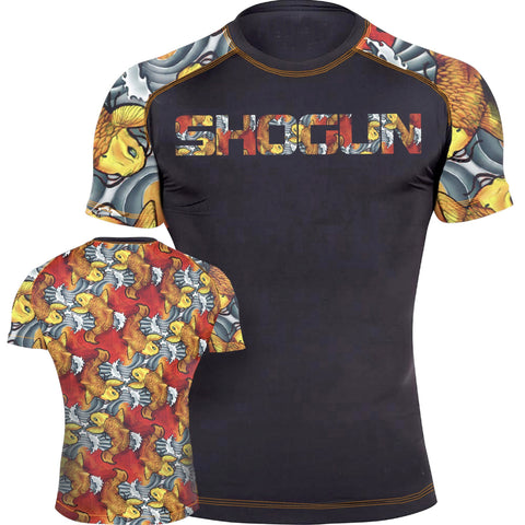 Grand Koi Short Sleeve BJJ Rashguard - Shogun Fight Apparel